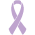 Ribbon to symbolise someone with cancer