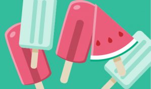 Ice lollies illustration